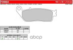   Buell, Honda, Triumph, Yamaha Ferodo . FDB664P 