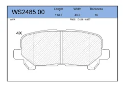 ������� ��������� �������� ������ ��� Honda Pilot, Honda Odyssey, Acura MDX 3.7 Jeenice WS2485.00 ����