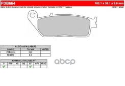   Buell, Honda, Triumph, Yamaha Ferodo . FDB664P 