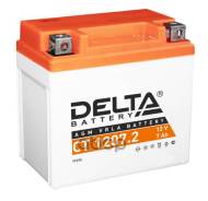  ! + 12V 7Ah 130A 11470108 moto AGM Delta battery . CT1207.2 