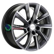  6x15/5x100 ET38 D57,1 KHW1507 (Rapid/Fabia) Gray-FP Khomen Wheels WHS502961 