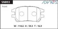 �������� ��������� ������� Advics �������� Advics SN893 ����
