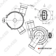 ����� ������� ���������� /GMB ��� Audi A4 A5 A6 Volkswagen Amarok; GEW-VW020; 03L965561A 701713330 ����