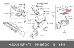 ������ ��������� Nissan 16546-0Z000 ����