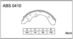 ������� ��������� ���������� ������ ��� Mazda 323 allied-nippon abs0410 ����