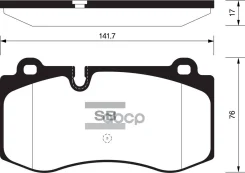 ������� ����. ���. Mercedes-BENZ S600 07-11 Sangsin brake ���. SP2195 ����