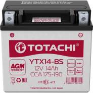 ����������� ��� ���� Totachi YTX14-BS, AGM, 14��, CCA 175�190A, ���������������, ���. 90214 ����