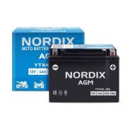 ����������� ��� ���� Nordix AGM YTX4L-BS, 4��, CCA 130A, ��������������� ����
