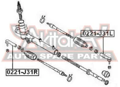 ���������� ������� ������ Nissan Teana J31 2003-2008 ASVA 0221-J31R ����