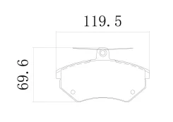 ������� ���������, �������� GDB1044 AU 80 VW 87-97 JD JBP0316 ����