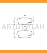 ������� ��������� �������� Mercedes-BENZ: M-Class ML 250 CDI BlueTEC 4-matic 11- Brembo P50100 ����