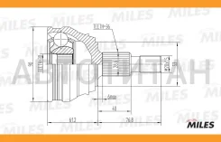 ���� �����. ���/�� AUDI A3, Skoda Octavia I, VW Golf 3/4/Bora/Passat 96-10 [GA20021] ����