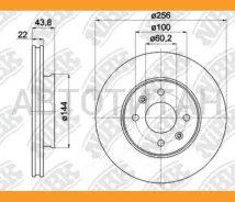 ��������� ���� (��������) Hyundai Solaris/ KIA Rio III F [RN11002] ����