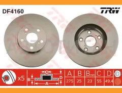 ���� ��������� DF4160 TRW (43512-20710/20711/20740/63010�/BG3823/RN-1142) [DF4160] ����