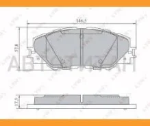 ������� �������� Toyota RAV4 III 05-, RAV4 IV 12-, Auris E15 GP2138 ����