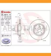 ���� ��������� 09A91414 Brembo /43512-02190/ [09A91414] ����