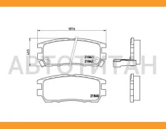 ������� ����. ���. Mitsubishi Pajero II 2,4/3,0/3,5/2,5TDI/2,8TDI 12/90-4/00 , Space Gear 2,0-16v/2,4/2,5TDI 8/96-> Brembo P54018 ����