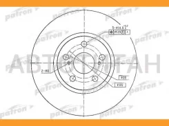 ���� ��������� ������ Toyota: Avensis 03-, Avensis ����� 03-, Avensis ��������� 03- [PBD4416] ����