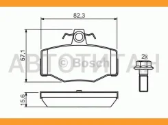 ������� �������� � Nissan Primera 1.6-2.0/2.0TD 90-02/Almera N16 00-04 0 986 460 993 343 00 ����