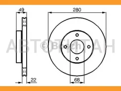 ���� ��������� �������� c ABS Nissan Almera/Primera 1.5-2.2D 98> 0 986 478 728 ����