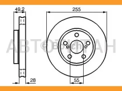 ���� ��������� �������� Toyota Carina 1.6/1.8/2.0D 92-97 0 986 478 858 ����