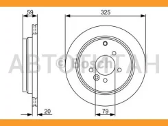 ���� ����. ���. [325x20] 5 ���. Landrover Discovery III 2.7TD 10/04-> Range Rover Sport 2.7TDVM 02/05-> ����