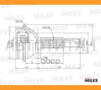 ���� �������� FORD Transit 00-06 (� ABS) (GKN 304413) GA20124 ����