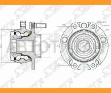 ��������� ���� �����/���� Nissan Teana PJ32(VQ35)/Murano PNZ51(VQ35) (32 �����) SAT ST40202JP11A ����