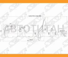 ������ �������� Mitsubishi Lancer X 07- RH [ST4060A242], ������ ����