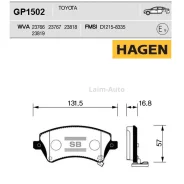 ������� ����. �������� Hagen Toyota Fielder 02 (D1215) (Hagen) ����