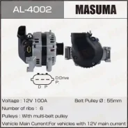 ��������� Masuma, Mazda / LF-VE, LF-VD, L8-DE, L3-VE, L5-VE (12V/100A) AL-4002 ����