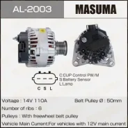 ��������� Masuma, Nissan / MRA8DE (14V/110A) AL-2003 ����