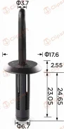 �������� ����������� 6.8x24.7mm . �������: AS-523 10109689 Clipsart ����