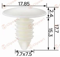 ������ ������� 7.7x15.3x17.9mm ����� . �������: AS-529 W701259S300 Clipsart ����
