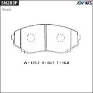 ������� ��������� �������� Advics, �������� �� ��� (4 ��), ���. SN283P ����