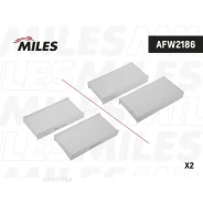 ������ ������ (�������� 2 ��) Honda Civic 02/01- (Filtron K1198-2x MANN CU2327-2) AFW2186 Miles AFW2186 Miles AFW2186 ����
