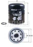 �������� ��������� M39x1.5 LH 165mm RVI Midlum, Volvo FE/FL Mahle AL26 ����