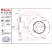���� ��������� Brembo 09974311 ����