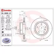 ���� ��������� Brembo 09986981 ����