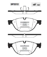 ������� �������� ��������! BMW F01-F04/F07/F10-F13 3.0i-5.0i/2.5D-5.0D 08> SP2212 Sangsin Brake SP2212 ����