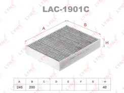 ������ ������ �������� BMW 1 (F20/F21) 11-/ 3 (F30/F31) 12- LYNXauto LAC1901C ����