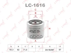 ������ �������� Volvo C70 2.0-2.4 97-05 / S40 1.8-2.0 995-03 / S70 2.0-2.4 97-00 / S90 2.4-2.9 97-99 / 740/760/780 2.0-2.3 85-92 / 850 2.0-2.4 91-97 / 940 2.0-2.3 90-98 / 960 I-II 2.0-2.9 90-96 LYNXauto ���. LC1616 ����