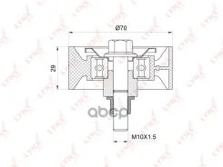 ����� �������� ���������� ����� FIAT Ducato (244,250) 2.3D 02- / UP LYNXauto ���. PB7111 ����