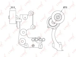 ���������� ������������� ����� Toyota 2GR-FE/4GR-FSE GSV40/GSV50/GSU35/GSU45/GSE20/�GGL15/GGA10/GSA33 LYNXauto ���. PT3223 LYNXauto ����