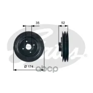 ���� �������� ����������� ���� Mitsubishi L200, L300, Pajero Sport Gates ���. TVD1124 ����