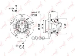 ������� ������ | ����� ����/��� | BMW 5 (E39) 95-04 LYNXauto ���. WH1164 LYNXauto ����