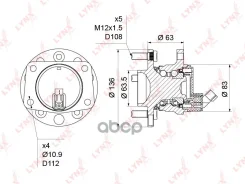 ������� ������ | ��� ����/��� | Ford Mondeo (B_Y) 00-07 LYNXauto ���. WH1226 LYNXauto ����