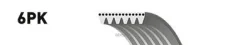 ������ ������������ Mercedes-BENZ C-Class (W202) , E-Class (W124) , (W210) , (W463), (W140) 03/1993- Gates ���. 6PK2145 XF Gates ����