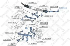 ���������� ������� Audi A8 3.7/4.2/4.0TDi, VW Phaeton 3.2/6.0/5.0T Stellox ���. 5100704SX ����