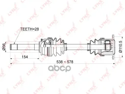 ������ � ����� | ����� ���� | MMC Pajero II (V2_W, V4_W) 95-01 / Pajero Sport (K94W) 98-09 / = FR RH LYNXauto ���. CD1088 ����